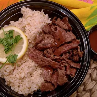 Beef bowl with Guava sauce from D's Tangy Bowls