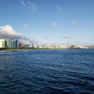 Perfect photo op! Waikiki shoreline.
