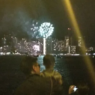 Friday fireworks on the Waikiki shorr