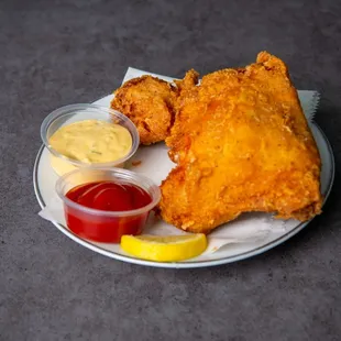 Crispy on the outside, juicy on the inside our fried chicken is marinated in secret spices.