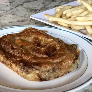 Burek plus order of fries