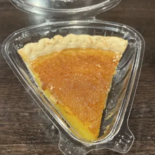 Lemon chess pie