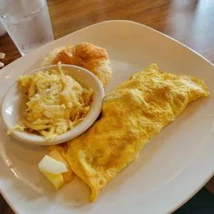 Seafood omelet
