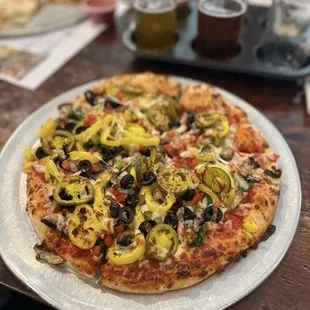 Veggie pizza.