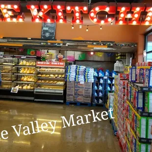 the inside of the store