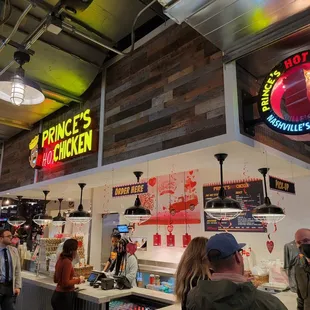 customers at the counter