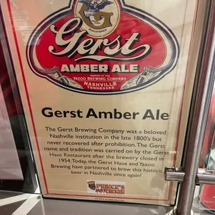 Pre-Prohibition beer of Nashville