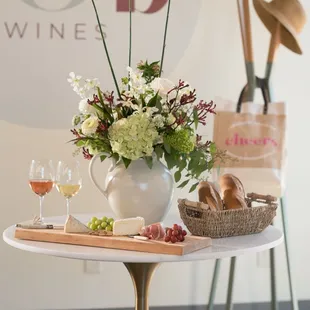 Food and wine pairing today at our tasting room!