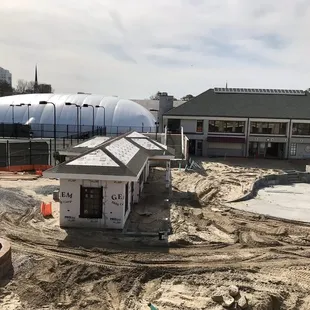 New pool complex installation