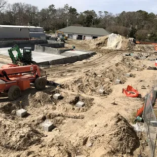 New pool complex installation
