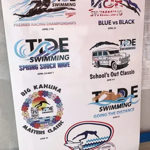 Tide Swimming Long Course schedule 2022