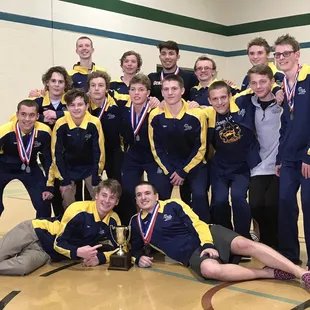 Ocean Lakes HS Boys Swim Team/ VB 2018-2019 District Champs