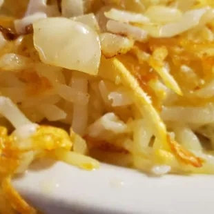 Great hash browns with requests onions