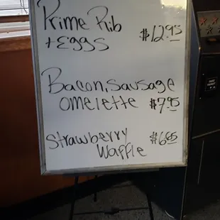 a white board with writing on it