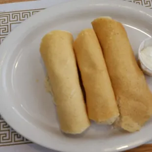 Pig in a blanket. Classy and always good :)