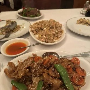 Crunchy Chicken with vegetables