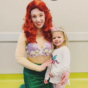 The mermaid princess swimming her way through a pool party in Kansas City