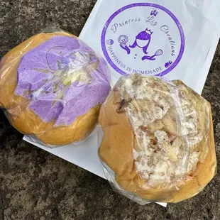 Ube. Coffee banana almond