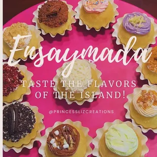 Taste the flavors of the Islands with our modern twist Ensaymadas.