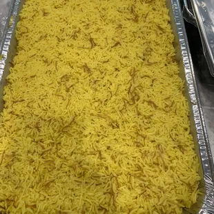 Rice pan for 12 person grilled combo