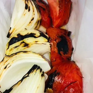 Grilled Tomatoes and Onions