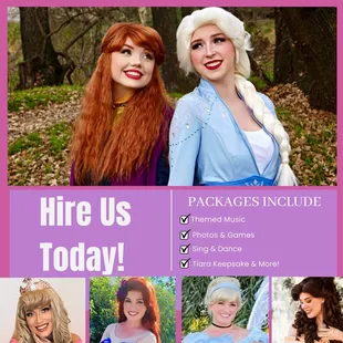 Hire a princess to attend your next event today! 

Now serving the Dallas area!