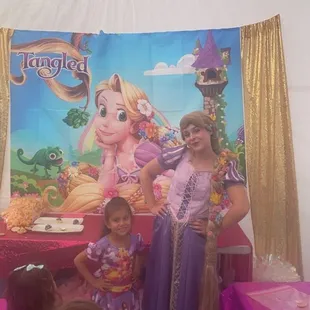 Princess Rapunzel and Chelsea