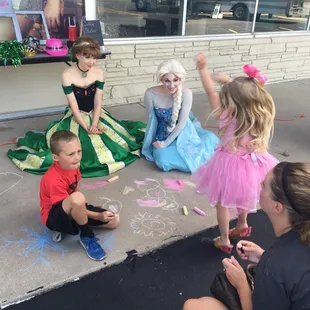 Princesses attended the annual Cut-a-Thon at Crave Beauty Academy in Wichita.