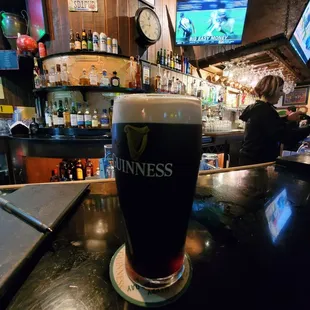 a pint of guinness