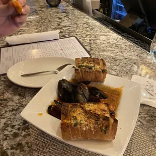 Roasted Mussels Dinner