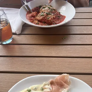 House-Made Italian Sausage and Meatball Lasagna Sunday Special