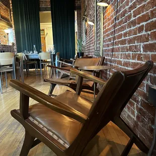 Comfy chairs to sit on during your visit