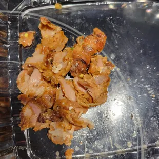 Grilled chicken or grilled chicken skin???