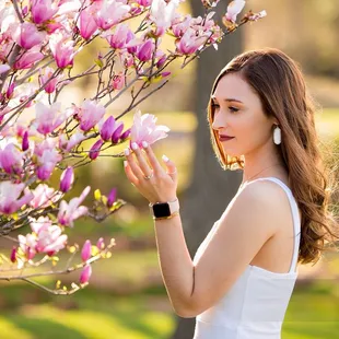High school senior portrait session at the Will Rogers Park in Oklahoma City.