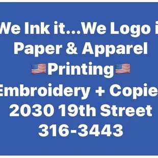 Paper &amp; Apparel Printing