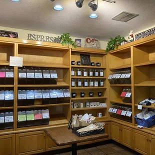 the inside of a store