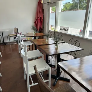 Seating inside