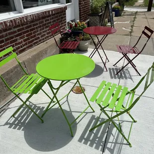 Outside seating