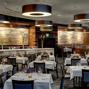 interior, sushi and sashimi