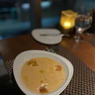 Lobster bisque soup