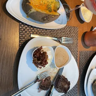 Petite Filet Mignon and baked potato