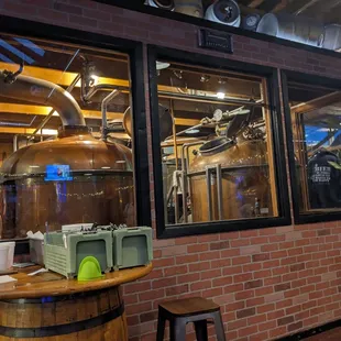 Brewery area at Prison Brews, Jefferson City