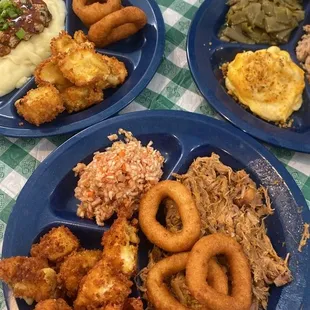 N.C. BBQ Large Plate