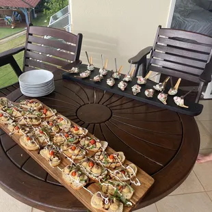 Just the first few appetizers!