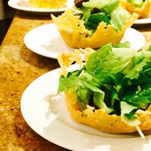 Hawaiian Style Caesar: Taro Croutons,Local Romaine, Parmesan Crisp Bowl