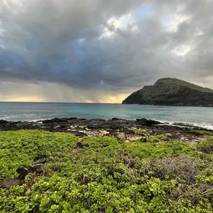 A beautiful sunrise from Makapu'u beach on the East side of Oahu.