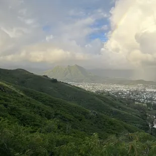 The famous, and very beautiful, Olomana can be seen from the Lanikai pillbox on the East side of Oahu.