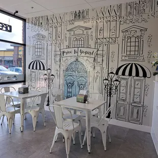 Inside the restaurant
