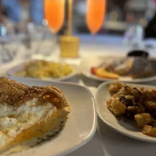 a plate of food on a table