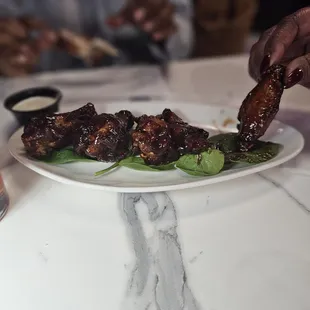 Honey BBQ wings